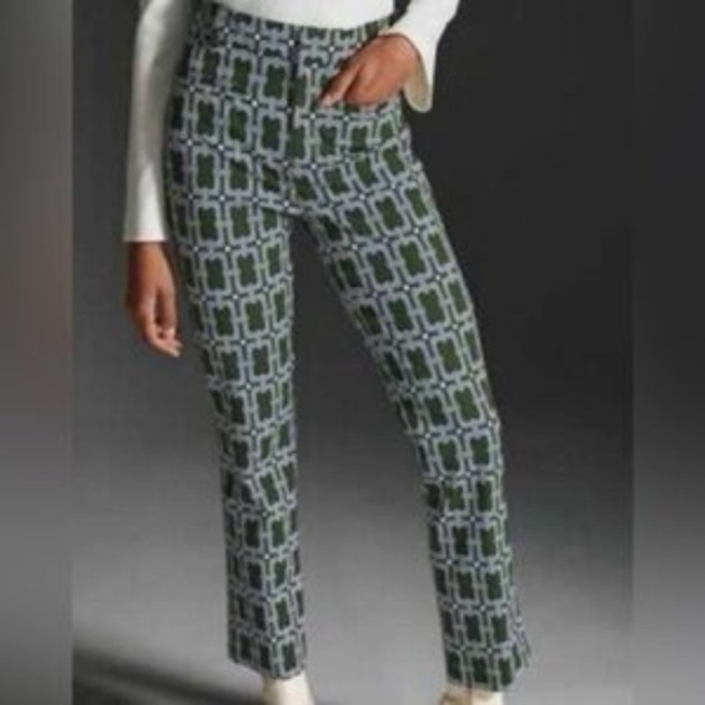 Anthropologie Pattern Trousers
